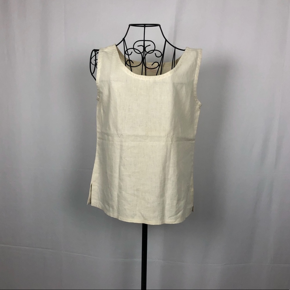 Yolanda linen tank top S